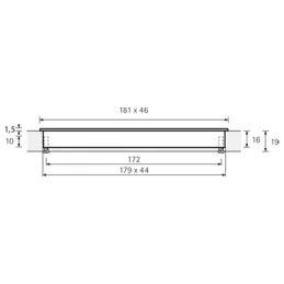 Maniglia TOUCH incassata / Acciaio inox