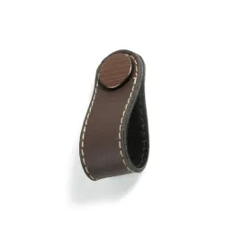 Pomello CASE / Pelle marrone