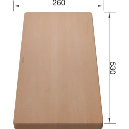 Tagliere universale Blanco per lavelli in gres ceramico