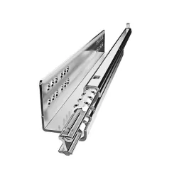 Cerniera a estrazione parziale nascosta QUADRO 25 con ammortizzazione e staffe / 25 kg