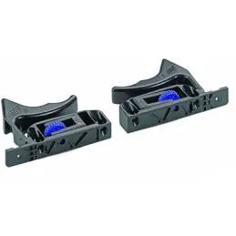Cerniera a estrazione parziale nascosta QUADRO 25 con ammortizzazione e staffe / 25 kg