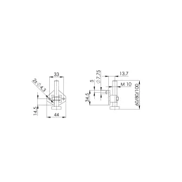 Piedino regolabile H681