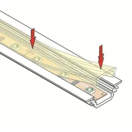 Copertura per profilo LED C / CLIP