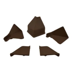 Set di terminali per profilo di finitura KAINDL / Marrone cioccolato