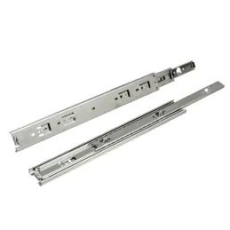 Guida per cassetti con cuscinetti da 45 mm STANDARDIA, montaggio inferiore / Senza ammortizzazione