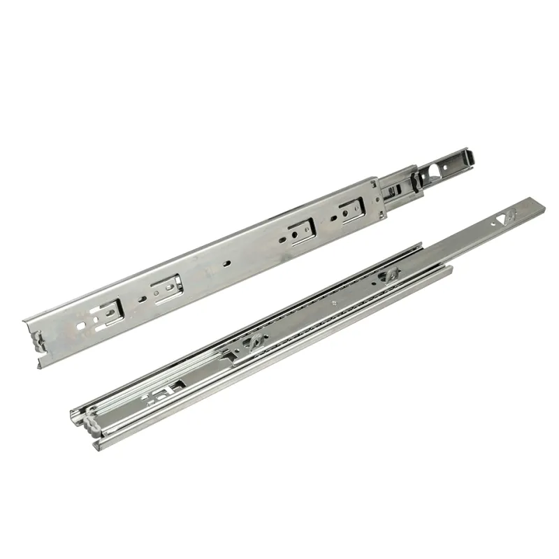 Guida per cassetti con cuscinetti da 45 mm STANDARDIA, montaggio inferiore / Senza ammortizzazione