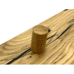 Pomolo in legno AURUS / Rovere verniciato