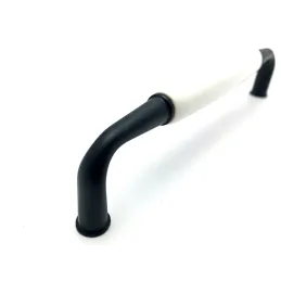 Maniglia BLANCA / Nera - Porcellana bianca