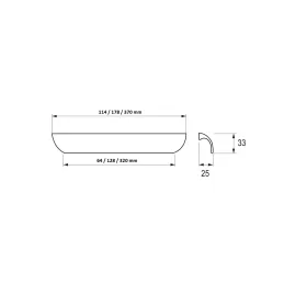 Maniglia AMAZON / Acciaio inox