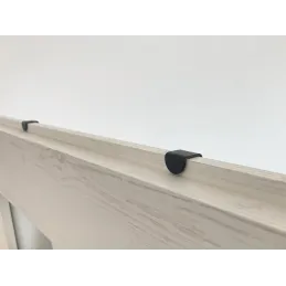 Appendiabiti da porta BALEO / Nero opaco