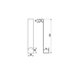 Appendiabiti da porta BALEO / Nero opaco