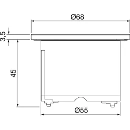 Presa da incasso BACHMANN PIX 1x230V FRENCH