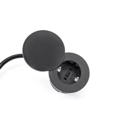 Copertura per presa da incasso BACHMANN PIX 1x230V / Nera