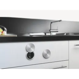 Coperchio per presa da incasso BACHMANN PIX 1x230V / acciaio inox