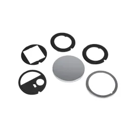 Coperchio per presa da incasso BACHMANN PIX 1x230V / acciaio inox