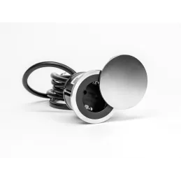 Coperchio per presa da incasso BACHMANN PIX 1x230V / acciaio inox