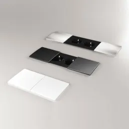 Presa da incasso BACHMANN DUE 2 x 230V / Nera