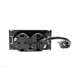 Presa da incasso BACHMANN DUE 2 x 230V / Acciaio inox