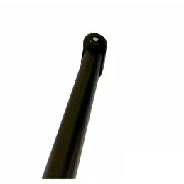 Terminale per barra appendiabiti – ovale / nero opaco