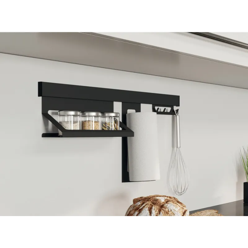 Set di mensole sospese EXCLUSIVE 600 mm / Nero opaco