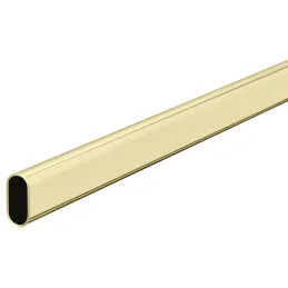 Asta appendiabiti ovale per guardaroba / Oro