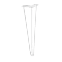 Gamba per tavolino HAIRPIN 420 mm / Bianca