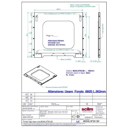 Base ventilata per frigorifero da incasso / Nera
