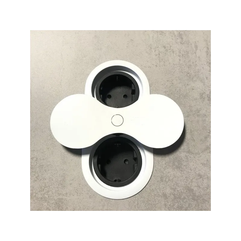 Presa da incasso SWING 2 x 230 V / Bianco opaco