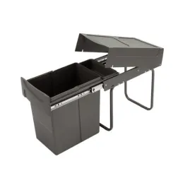 Pattumiera estraibile con vaschetta U30 20L / Grigio