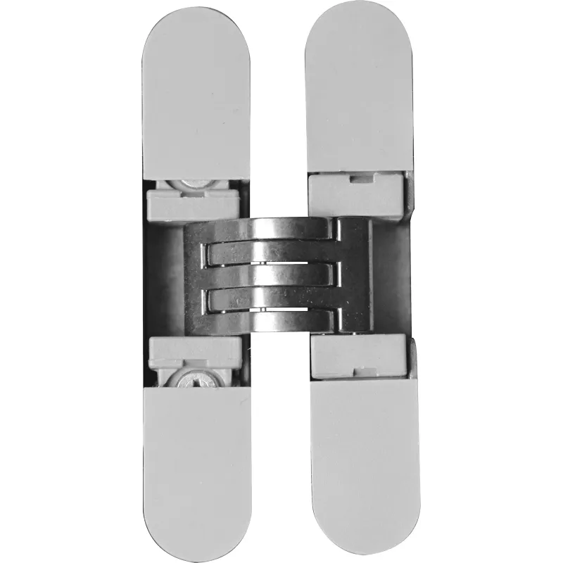 Cerniera 3D nascosta per porte leggere senza battuta / Cromo satinato