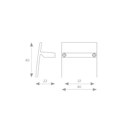 Pomolo VALERIO / Acciaio inox