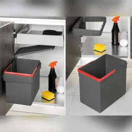 Pattumiera da anta SEPARO 15 L / Antracite