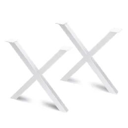 Gambe per tavolo X-CROSS / Bianco opaco