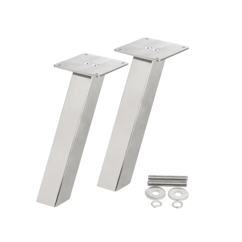 Staffa angolare parallela 200x40 / Acciaio inox - coppia