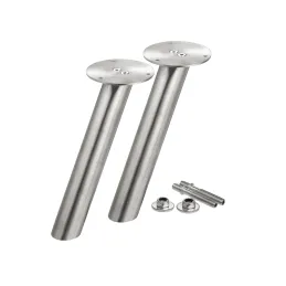 Mensola parallela tonda 200x38 / Acciaio inox – coppia