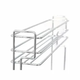Cestello estraibile con guide BLUM e ammortizzazione / Cromo lucido