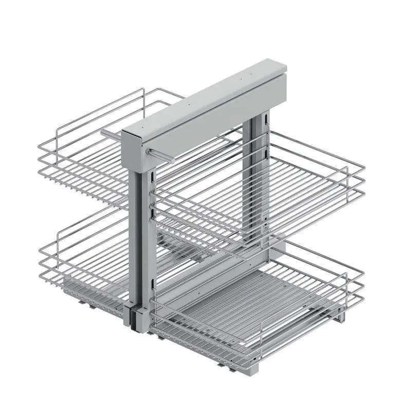 Sistema angolare in filo metallico MAGENTO / Cromo