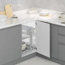 Sistema angolare in filo metallico MAGENTO / Cromo