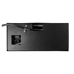 Presa a scomparsa integrata 2 x 230 V + 2 x ricarica USB + HDMI + RJ45 / Nero spazzolato
