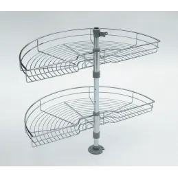Carosello CLASSIC 180° / 800 mm / Cromo lucido