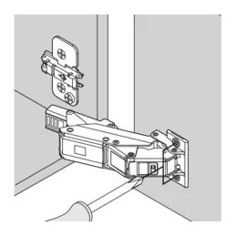Cerniera BLUM per materiali sottili TIP-ON senza molla 110° / Espandibile