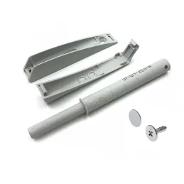 Pistone con adattatore K-PUSH per apertura senza maniglie – magnete extra forte / Grigio