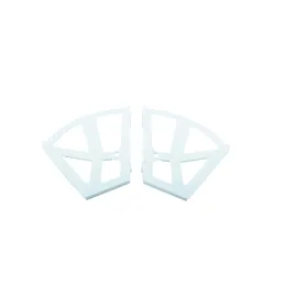 Sistema basculante per scarpe a due file / Bianco – coppia
