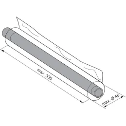 Taglierina per pellicola ORGA LINE / Grigio scuro