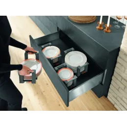 Portapiatti ORGA LINE / Grigio scuro