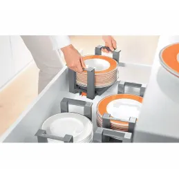 Portapiatti ORGA LINE / Grigio scuro