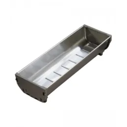 Ciotola in acciaio inox 88 x 264 per sistema ORGA LINE / Acciaio inox