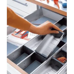 Ciotola in acciaio inox 88 x 176 per il sistema ORGA LINE / Acciaio inox