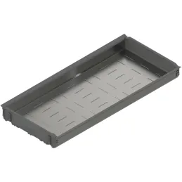 Vaschetta portabottiglie in acciaio inox / Grigia