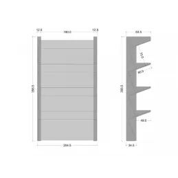 Portaspezie AMBI-LINE / Grigio